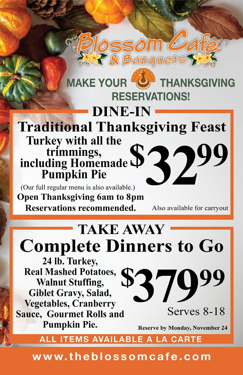 Thanksgiving at Blossom